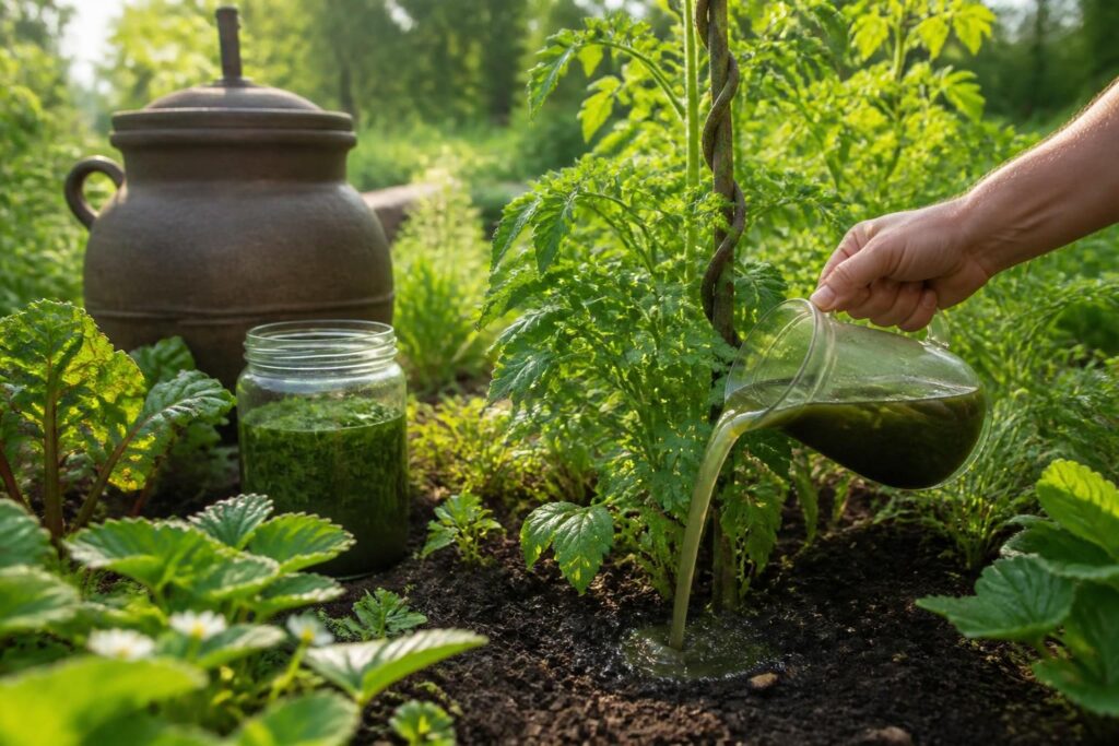 découvrez les bienfaits du purin d'ortie pour entretenir un jardin bio, naturel et sans produits chimiques, favorisant une croissance saine des plantes.