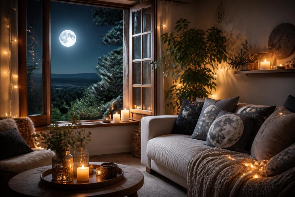 découvrez les influences de la pleine lune aujourd'hui et trouvez des idées déco pour créer une ambiance magique chez vous.