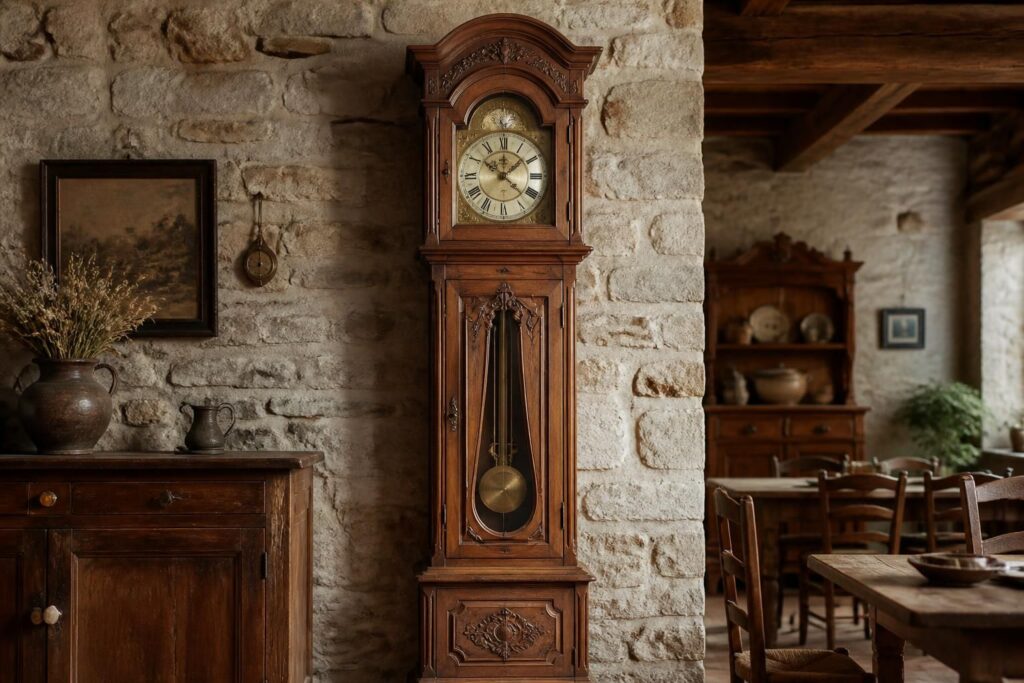 découvrez l'horloge franc comtoise, symbole de tradition et de charme authentique, idéale pour sublimer votre décoration intérieure avec une touche d'élégance intemporelle.