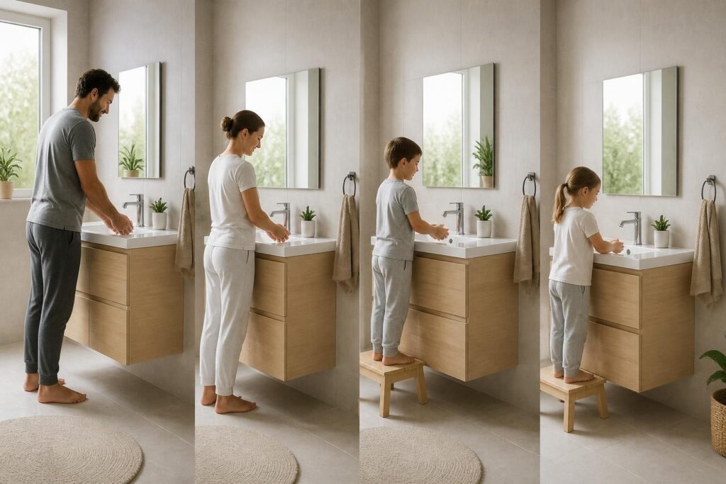 découvrez comment choisir la hauteur idéale de votre meuble lavabo pour un confort optimal dans votre salle de bain. conseils pratiques et dimensions recommandées.