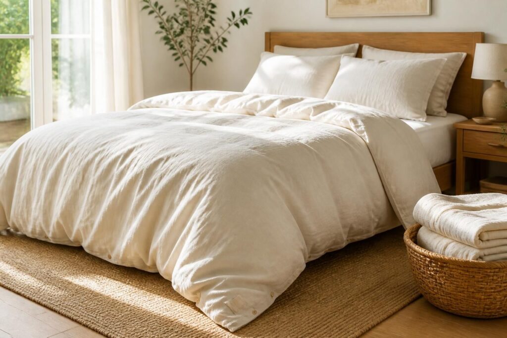 découvrez quelle matière de housse de couette choisir pour allier confort optimal et facilité d'entretien, afin de profiter d'un sommeil réparateur au quotidien.