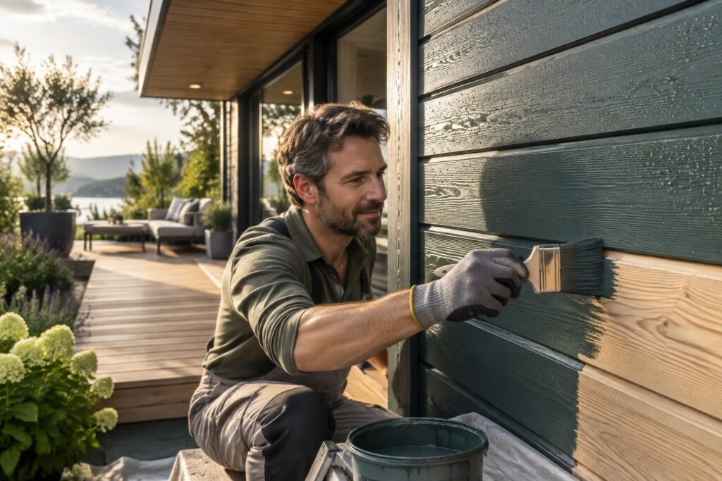 découvrez la lasure opaque pour bois extérieur : protégez vos surfaces des intempéries tout en leur apportant une finition colorée et décorative.
