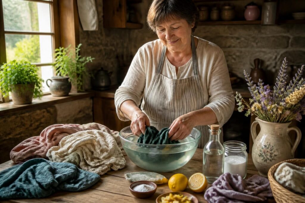 découvrez une astuce de grand-mère efficace pour raviver vos textiles facilement et éviter que le linge déteint ne gâche votre garde-robe.