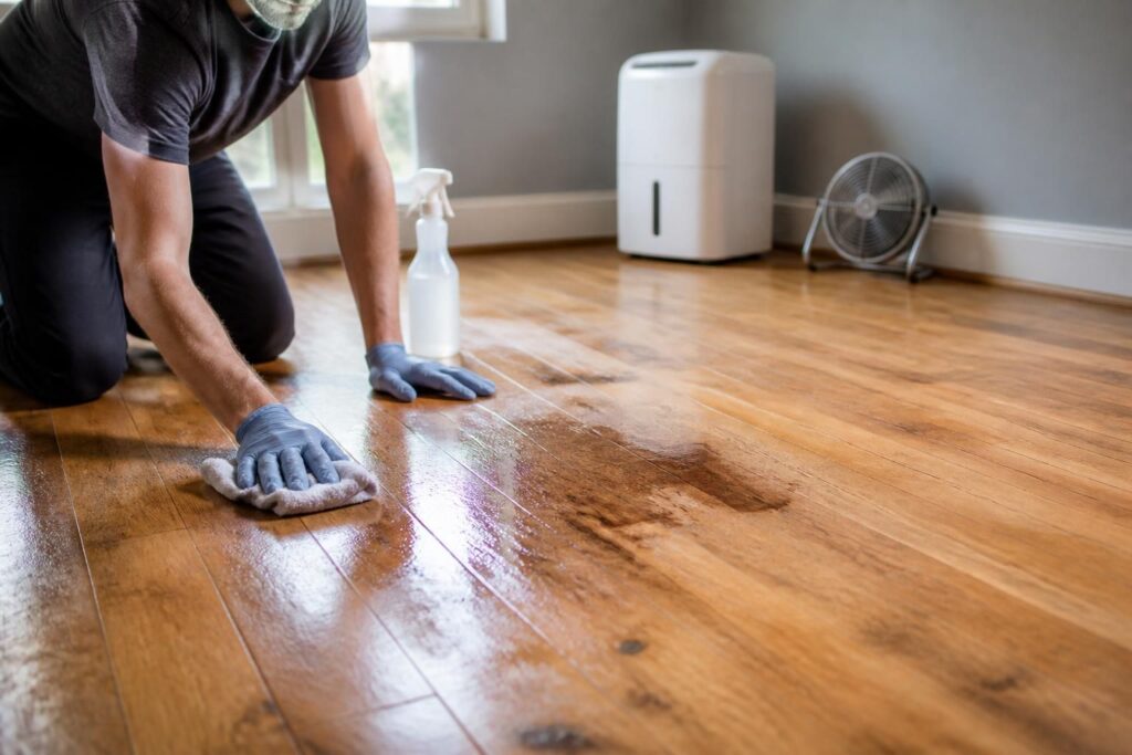Parquet humide : comment traiter les taches et protéger une pièce humide