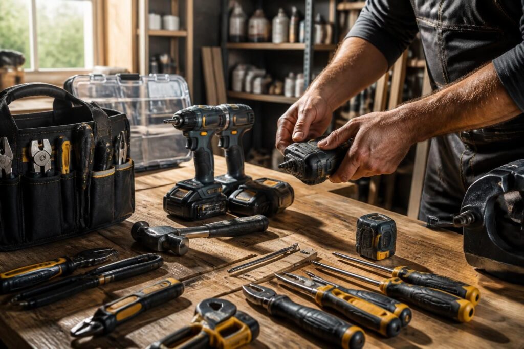 découvrez toughbuilt, la marque d'outillage robuste spécialement conçue pour les bricoleurs exigeants à la recherche de qualité et de durabilité.