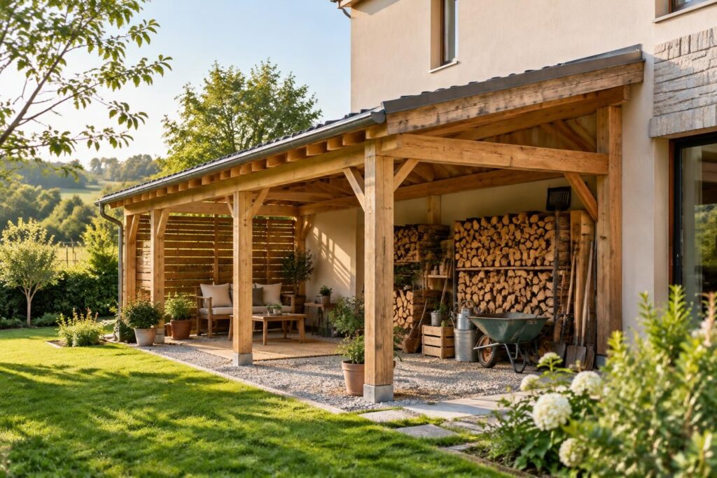 découvrez la définition de l’appentis en bois, ses usages au quotidien et des idées d’aménagement pour créer un espace pratique et esthétique.